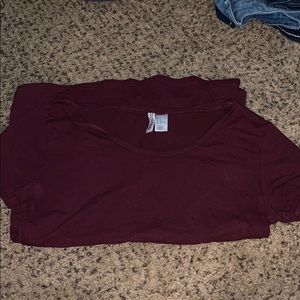 Maroon shirt